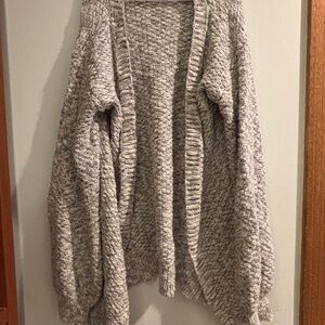Cozy Gray Girls’ Cardigan